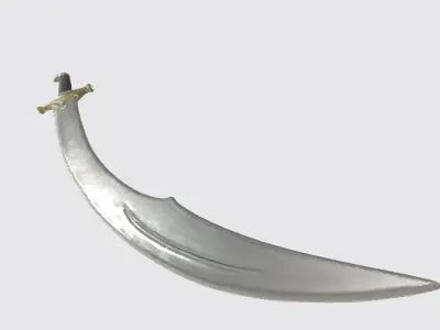 Arabic sword 3D model