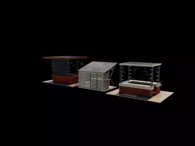 Coffee Shop Design 3D model purchase