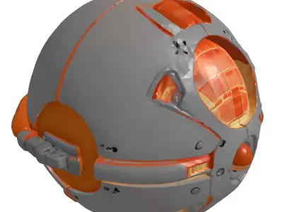 SciFi Energy Core Orb 3D model purchase