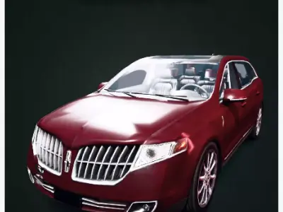 Car-model Low-poly 3D model
