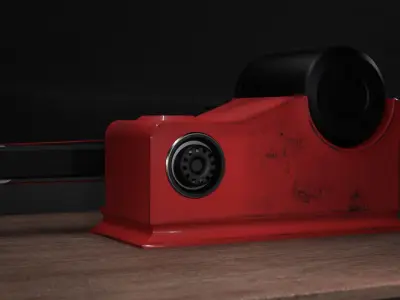 Belt Grinder Machine-Tool 3D model