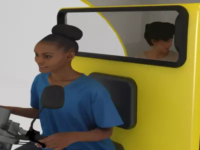 Tuk Tuk Taxi 3D model