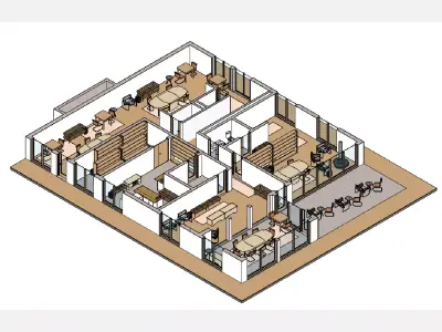 Restaurant - Revit 3D model