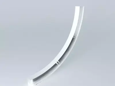 BTE Graviity wheel quarter section Free 3D model