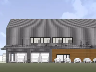 Small warehouse 3D model