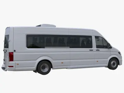 VW Crafter50 2Gen L5H3 MiniBus  3D model