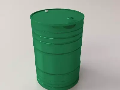 Oil Drum 3D model get
