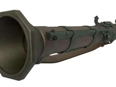 AT4 Airsoft Recoilless  3D model