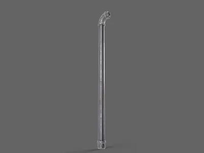 PBR Pipe Weapon V1a Low-poly 3D model