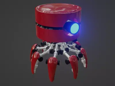 Denis elka46464646gmail comRobot crab 3d model Free low-poly 3D model