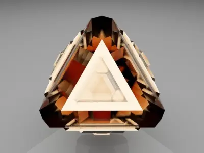 Sci-fi Object  Low Poly  3D Model Low-poly 3D model
