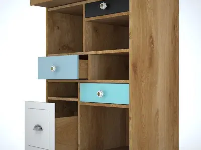 Chest of Drawers Lokke 3D model