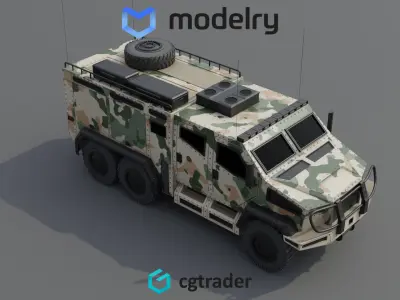 Search Rescue Vehicle 3D model