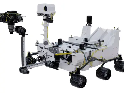 Curiosity Rover 3D model