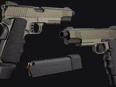 1911  R32 Sandstorm Army Armament 3D model