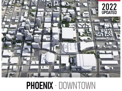 Phoenix Low-poly 3D model