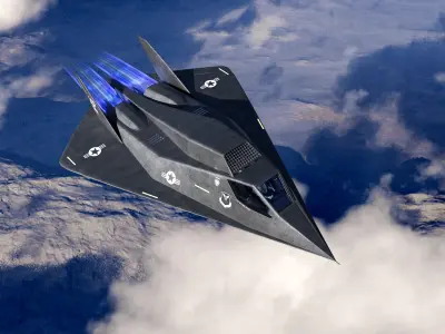 Northrop XST Stealth Demonstrator 3D model