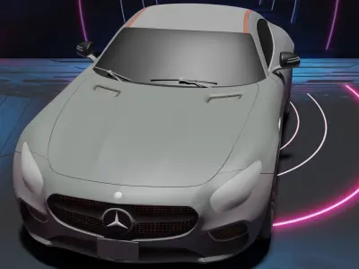 MERCEDES AMG GT S 2016 3D model