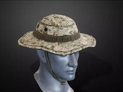 Bonnie hat Low-poly 3D model