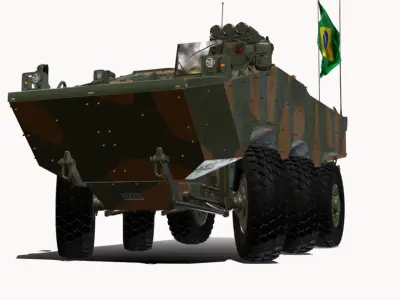 VBC AAe MSR IVECO GUARANAI 6X6 MSHORAD  Low-poly 3D model