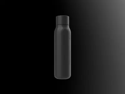 Water bottle Low-poly 3D model purchase