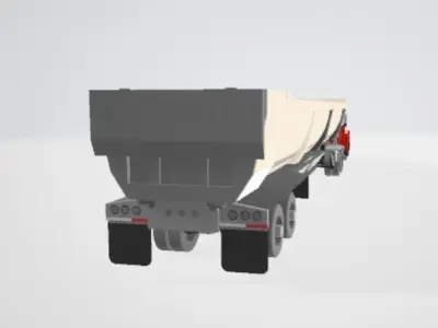 High-quality 3D Truck model Free low-poly 3D model