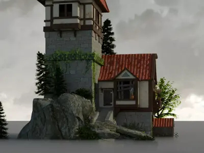 Castle Rock 3D model