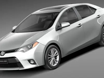 Toyota Corolla LE 2014 USA 3D model purchase