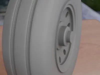 Aircraft Wheels - Landing Gear 3D print model