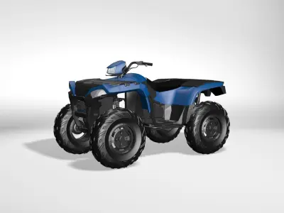Polaris Sportsman 850 Low-poly 3D model