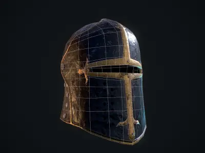  HIE Helmet D200226 Low-poly 3D model