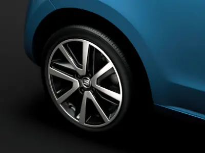 Seat Mii Electric 2020 wheel 3D model