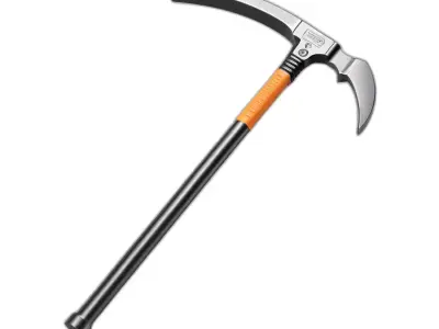 Modern Scythe Pickaxe MultiTool Low-poly 3D model