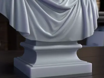 Themistocles Bust Sculpture 3D Printable STL File 3D print model