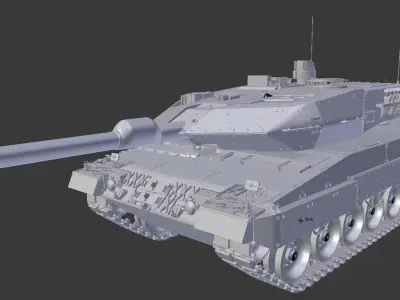 Leopard A2 Tank 3D model