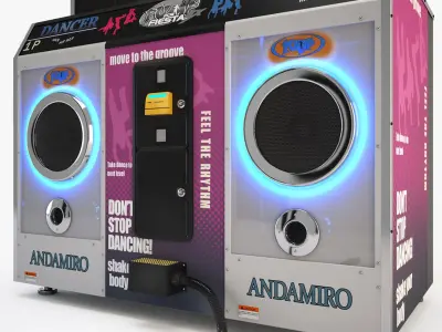 Pump It Up Fiesta Dance Machine 3D model
