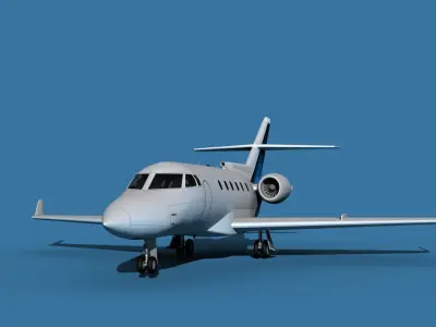 Hawker Siddley 800SR V02 3D model