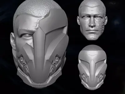 Arcann SW fan art head 3D printable File For Action Figures 3D print model purchase