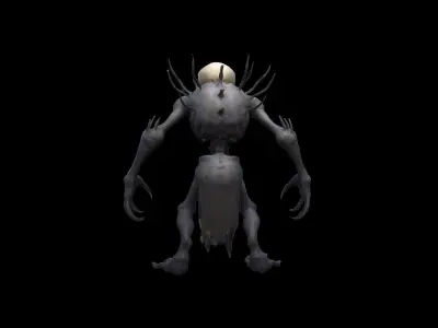 3d Model Skull Monsters And Zombies 3D model
