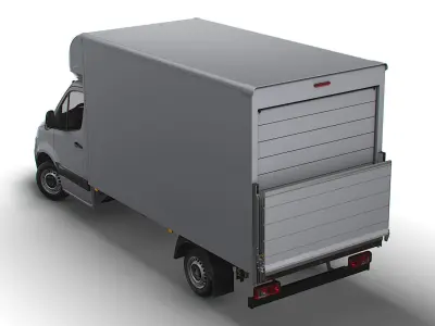 Mercedes Benz Sprinter Luton Tail Lift 2023 3D model