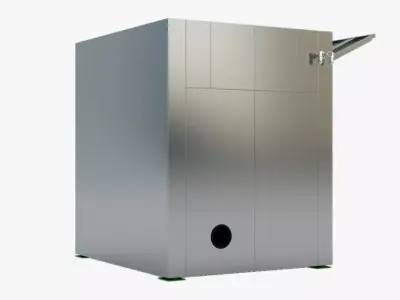 Industrial Washing Machine 3D model