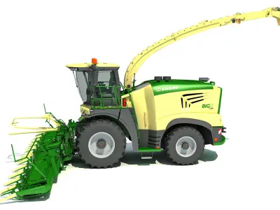 Krone Forage Harvester 3D model