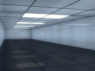 Sci Fi WareHouse 3D model 22