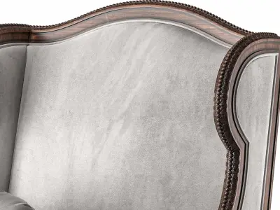 chairish armchair art 4353 3D model