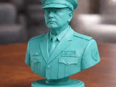 Chinese General Li Qiaoming Chess Piece 3D print model