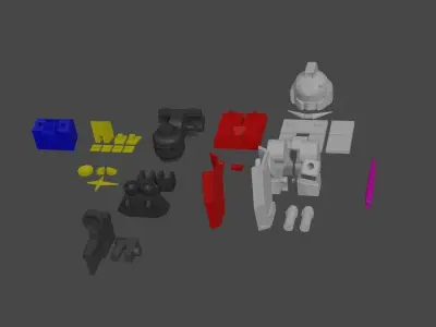 Legolized gundam Free 3D print model