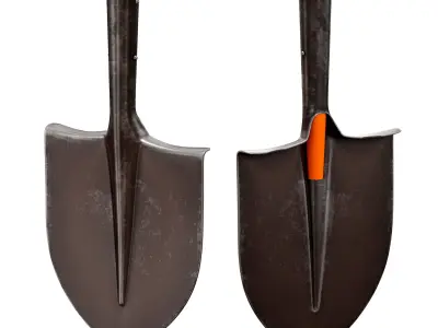 bayonet shovel Low-poly 3D model