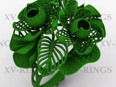 NEW TURKISH RING XV-35 3D print model