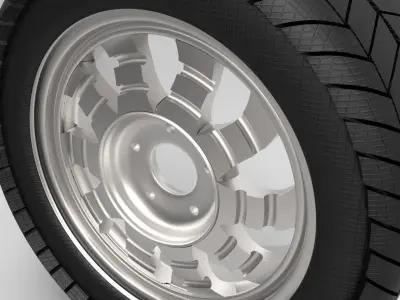 Tires wheel and tire 3D model