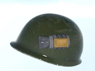 soldier combat helmet 3D model